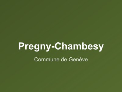 Pregny-Chambésy